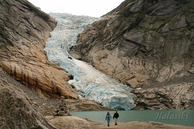 Norwegia (1854).JPG - Norwegia - góry  Jostedalsbreen (Lodowiec Brigsdalsbreen)
